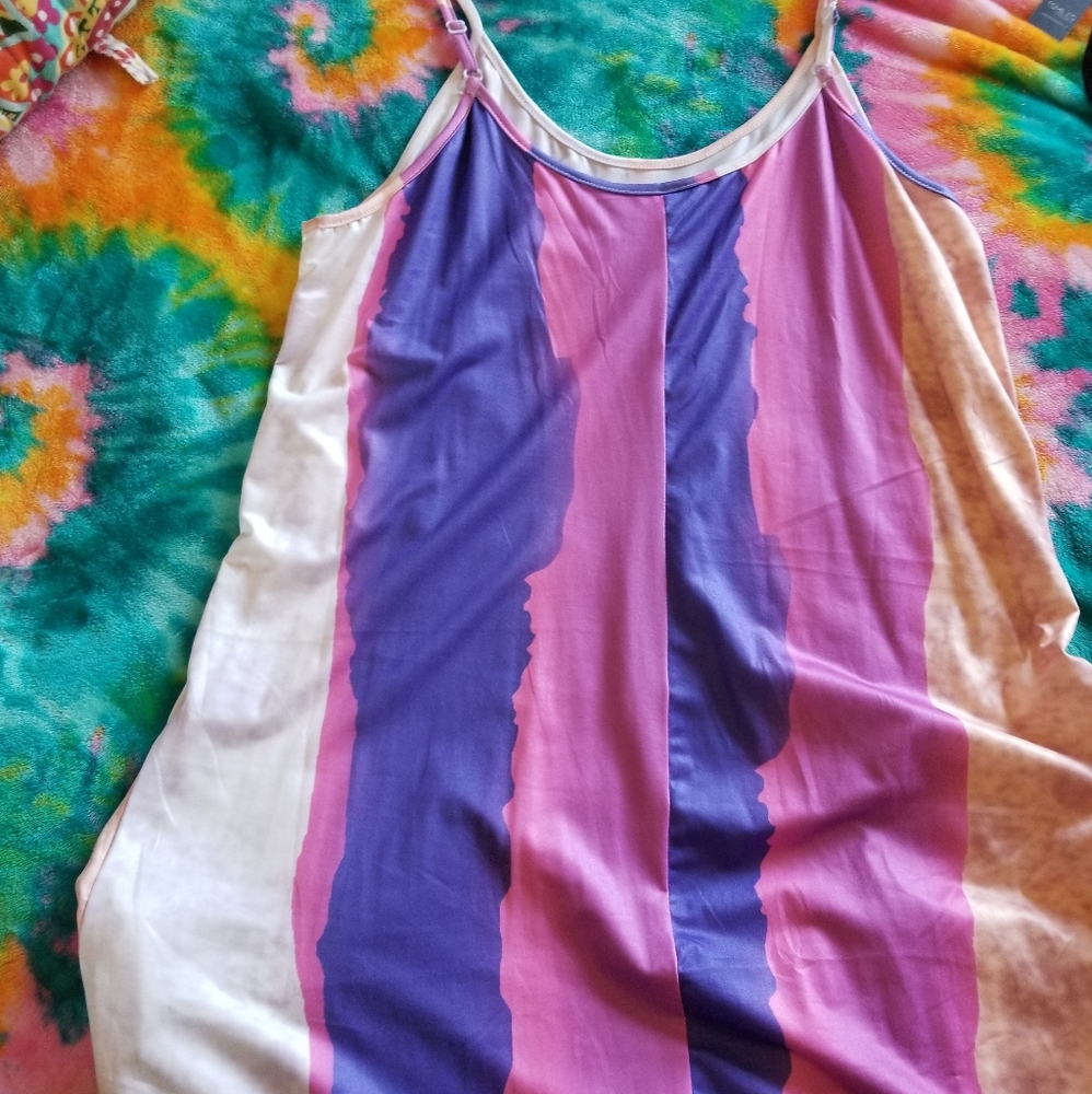 Adjustable strap maxi dress
